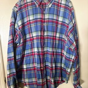 Ralph Lauren Multicolor Plaid Button Down Shirt XXL